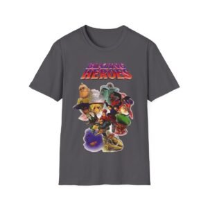 Blazing Heroes for Sega Saturn Unisex Softstyle T-Shirt