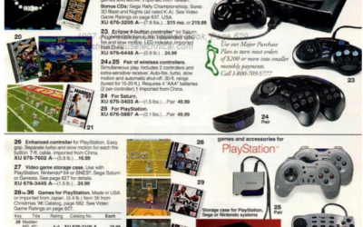 Sega Saturn JCPenny and Sears Wishbooks for 1995-1997
