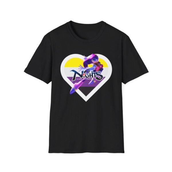 Nights Into Dreams PRIDE, Sega Saturn, Unisex Softstyle T-Shirt - Image 3