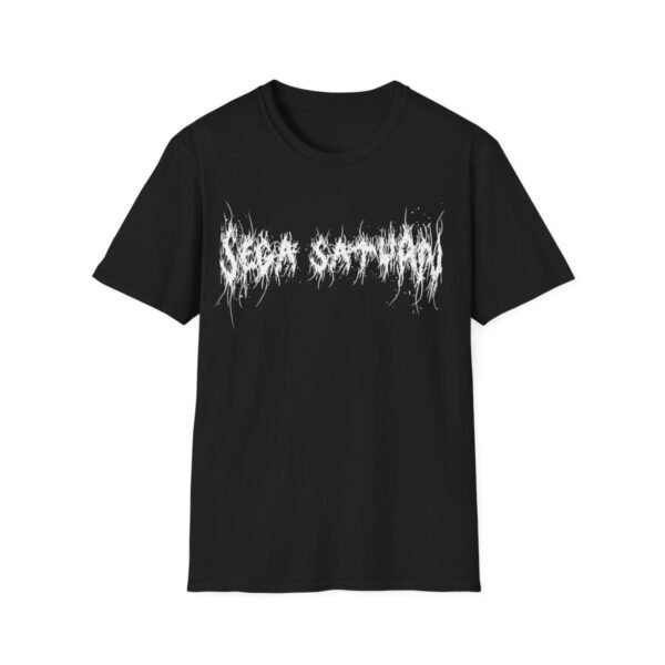 Black Metal, Sega Saturn, Unisex Softstyle T-Shirt - Image 2