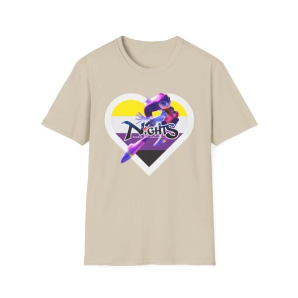 Nights Into Dreams PRIDE, Sega Saturn, Unisex Softstyle T-Shirt - Image 4