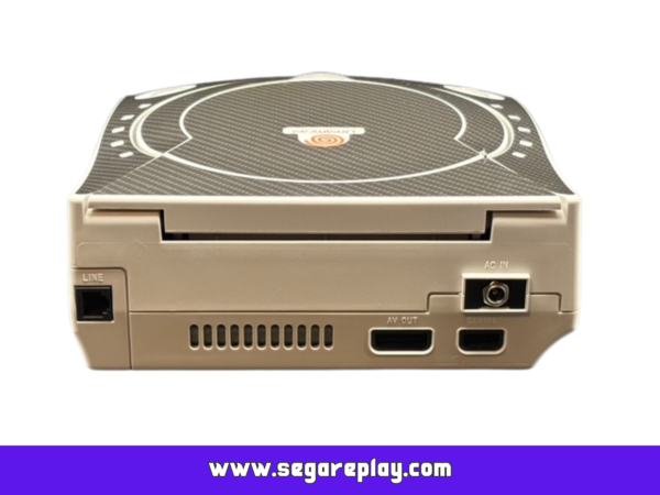 sega dreamcast console virtual on special edition, dreampsu, dream batt. mod, new controller, new av cable, new hdmi adapter/upscaler