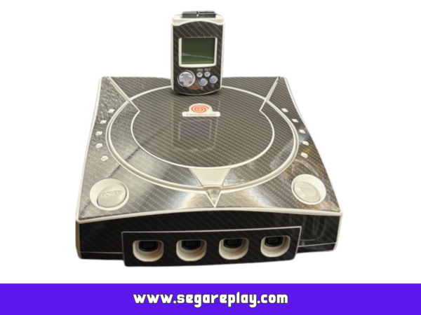 sega dreamcast console virtual on special edition, dreampsu, dream batt. mod, new controller, new av cable, new hdmi adapter/upscaler