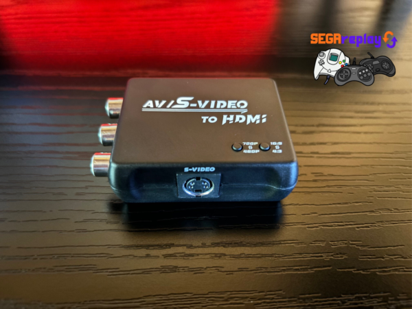 Retro Console AV to HDMI Converter RCA/S-Video to HDMI at 720P/480P