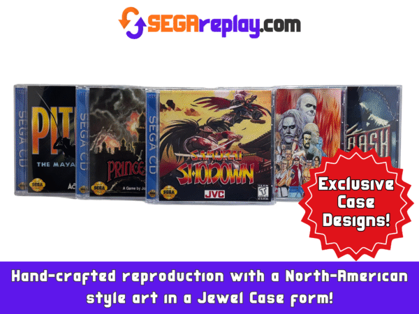 Sega CD Reproduction Games with Exclusive Jewel Case Designs (Sega CD)