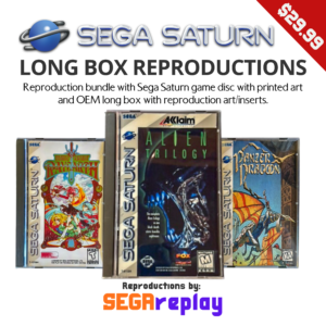 Sega Saturn Reproduction Games (Disc,Longbox,Manual) (Saturn)