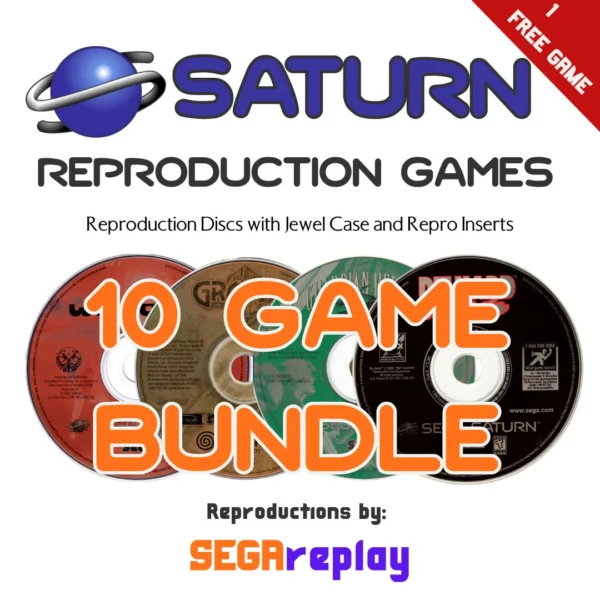Sega Saturn Bundle: 5 Reproduction Games (Saturn) - Image 2