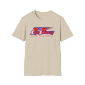 high velocity mountain racing, sega saturn, unisex softstyle t shirt