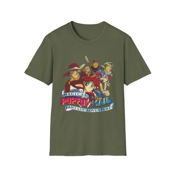 popful mail, sega cd, unisex softstyle t shirt