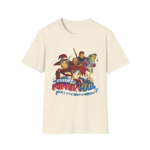 popful mail, sega cd, unisex softstyle t shirt