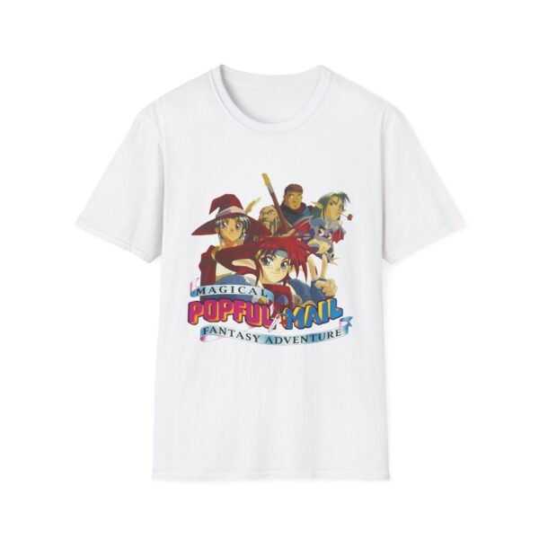 popful mail, sega cd, unisex softstyle t shirt