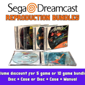 sega dreamcast reproduction games (with options for: jewel case, front/rear inserts, and manual) (copy)