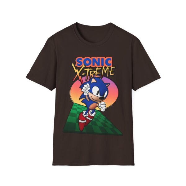Sonic X-Treme V.2, Sega Saturn, Unisex Softstyle T-Shirt - Image 5