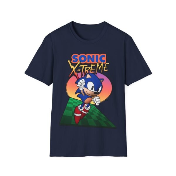 Sonic X-Treme V.2, Sega Saturn, Unisex Softstyle T-Shirt - Image 13