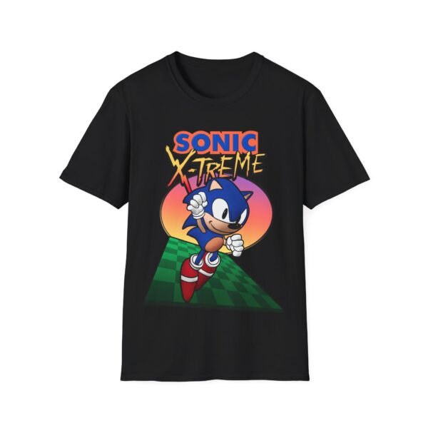 Sonic X-Treme V.2, Sega Saturn, Unisex Softstyle T-Shirt - Image 25