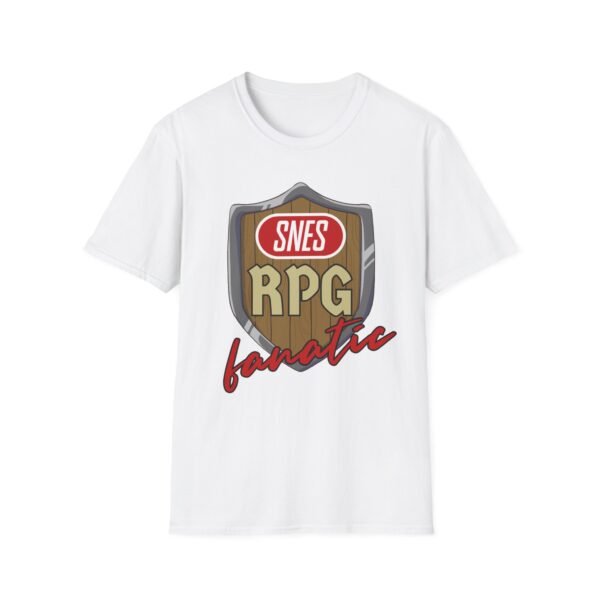 snes rpg fanatic, sega dreamcast, snes, unisex softstyle t shirt