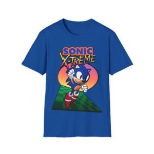 Sonic X-Treme V.2, Sega Saturn, Unisex Softstyle T-Shirt