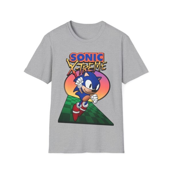 Sonic X-Treme V.2, Sega Saturn, Unisex Softstyle T-Shirt - Image 17