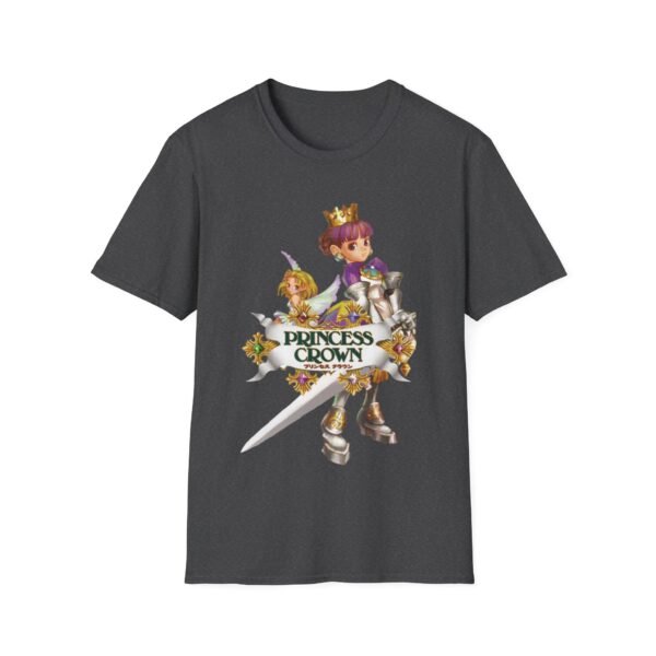 princess crown, sega saturn, unisex softstyle t shirt