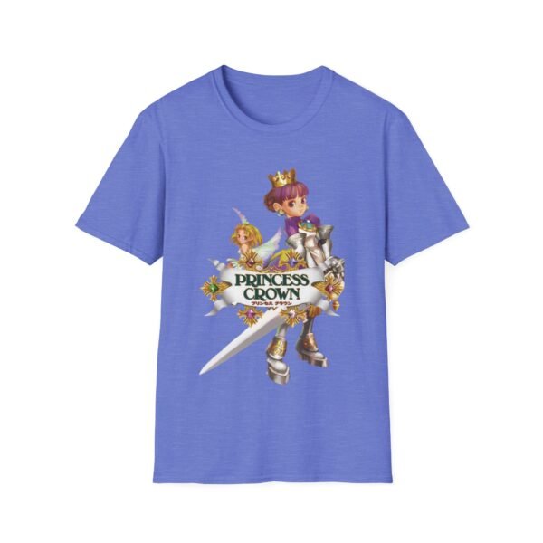 princess crown, sega saturn, unisex softstyle t shirt