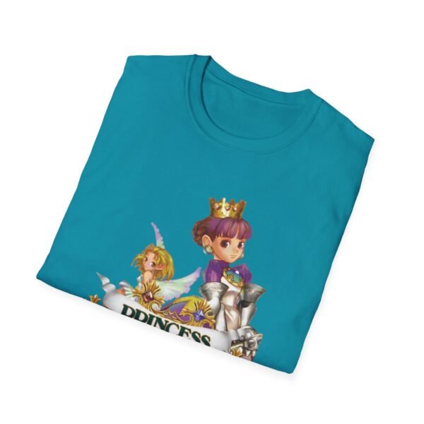 princess crown, sega saturn, unisex softstyle t shirt