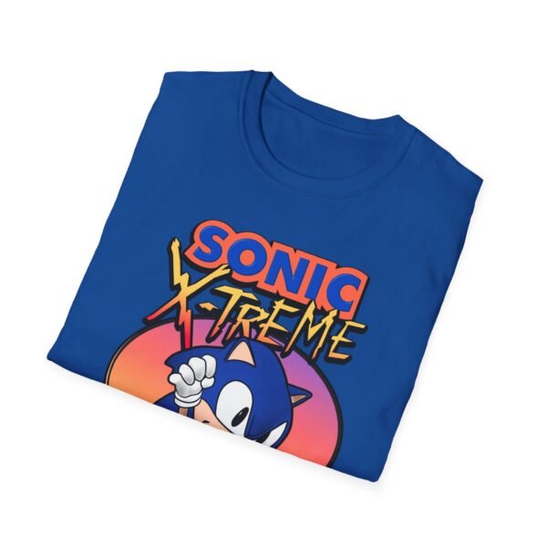 Sonic X-Treme V.2, Sega Saturn, Unisex Softstyle T-Shirt - Image 4