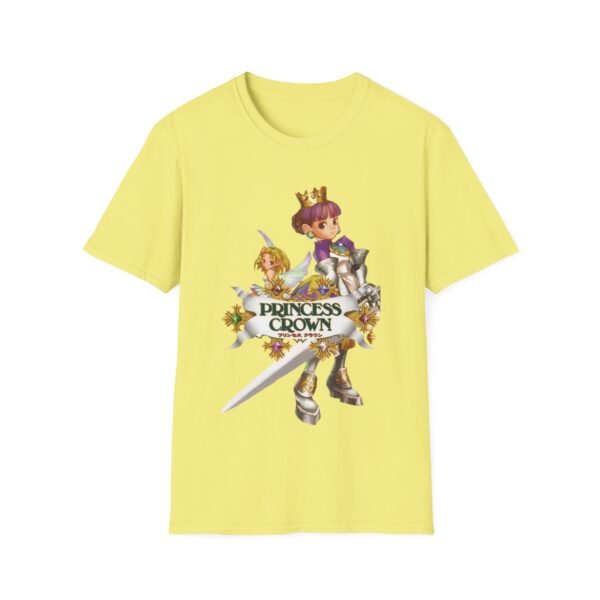 princess crown, sega saturn, unisex softstyle t shirt