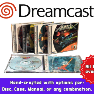 Sega Dreamcast Reproduction Games (With options for: Disc+Jewel Case+Manual) (Dreamcast)