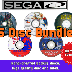Sega CD Reproduction Games, 5 Disc Bundle (Sega CD)