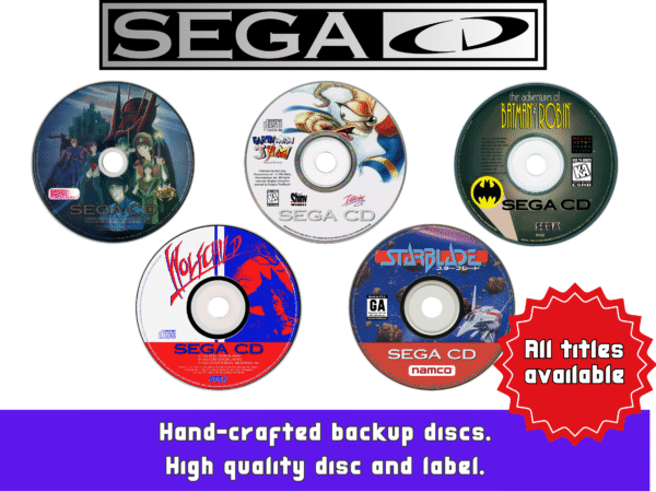 Sega CD Reproduction Games with Label (No reproduction box/manual) (Sega CD)