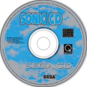 sonic cd na oem disc art