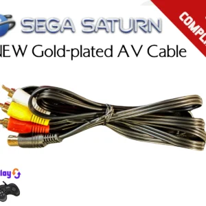 NEW AV S-Video Cable, Gold-Plated, 90 Day Warranty (Saturn)