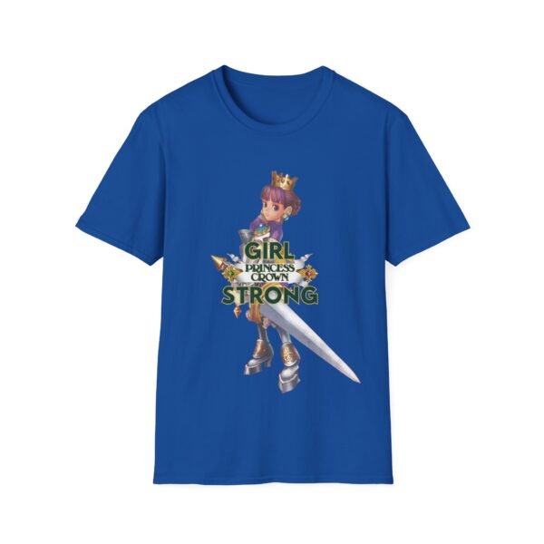 Girl strong, Princess Crown, Sega Saturn, Unisex Softstyle T-Shirt - Image 5