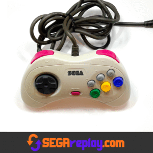 Sega Saturn White Controller S, Japanese Style, OEM (Refurbished) (Saturn)