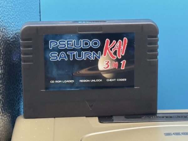 Sega Saturn Grey Console w OEM Controller S, NEW Pseudo Kai, all cables + Any 5 Games! (Saturn) - Image 6