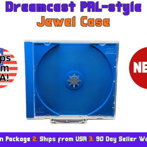 PAL Style Dreamcast Jewel Case, NEW (Dreamcast)