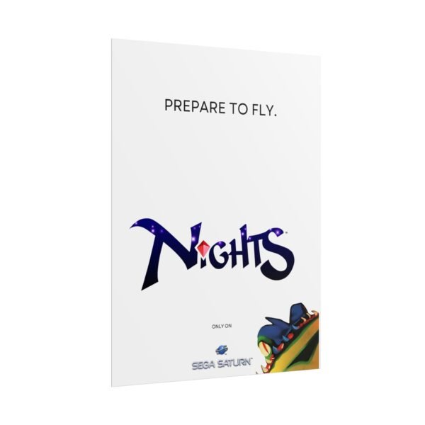 Nights Into Dreams Poster for Sega Saturn, Retro Gaming Wall Art,  Multiple Sizes (Saturn) - Image 4