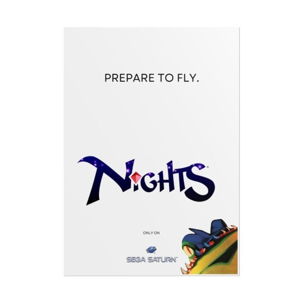 Nights Into Dreams Poster for Sega Saturn, Retro Gaming Wall Art,  Multiple Sizes (Saturn) - Image 10