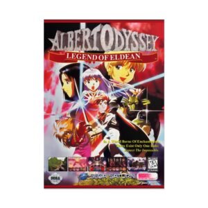 Albert Odyssey Legend of Eldean Poster for Sega Saturn, Multiple Sizes (Saturn)
