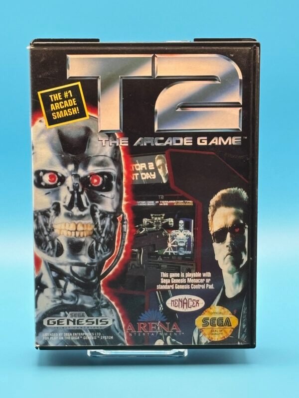 T2 The Arcade Game (OEM Cart, Box, Cover, Manual)(Genesis) - Image 4