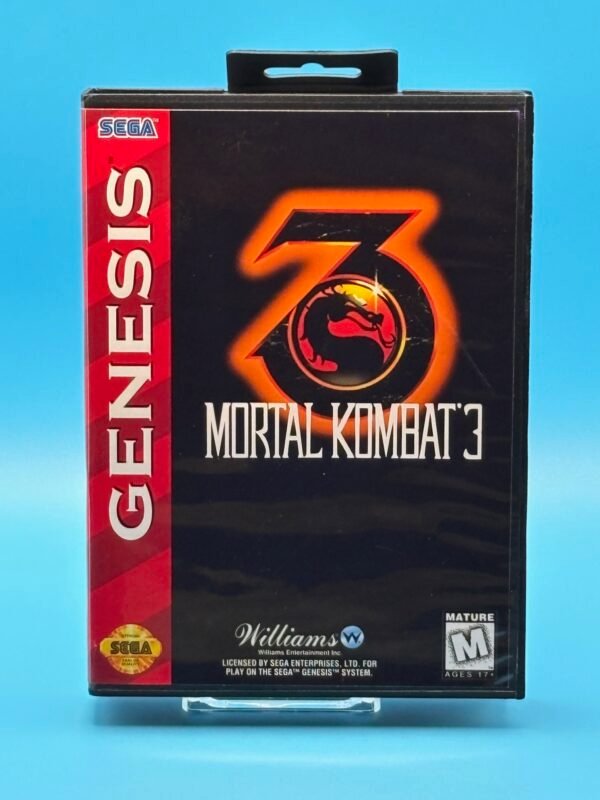 Mortal Kombat 3 (OEM Cart)(Box, Cover reproductions)(Genesis)