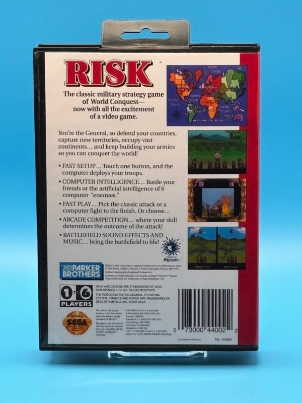 Risk (OEM Cart)(Box, Cover reproductions)(Genesis) - Image 2