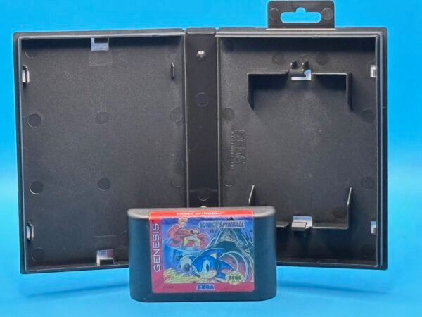Sonic Spinball (OEM Cart)(Box, Cover reproductions)(Genesis) - Image 5