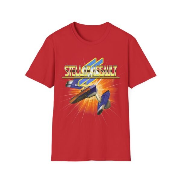 Stellar Assault SS, Sega Saturn, Unisex Softstyle T-Shirt - Image 65