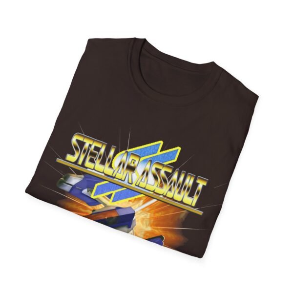 Stellar Assault SS, Sega Saturn, Unisex Softstyle T-Shirt - Image 8